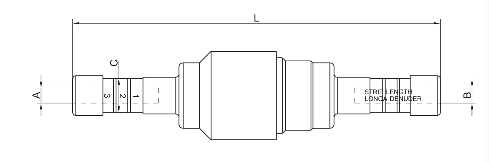 Fuse holder With Cylindrical Fuse Inside Used For Overhead ABC Cable
